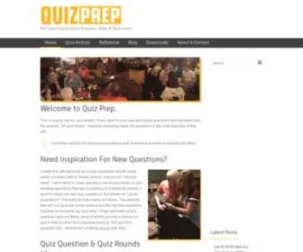 Quizprep.co.uk(Quiz Prep Pub Quiz Questions & Answers) Screenshot