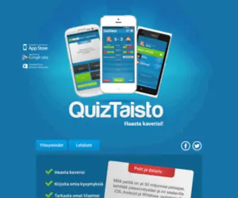 Quiztaisto.net(Haasta kaverisi) Screenshot