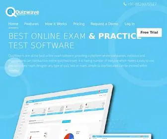Quizwave.in(Online exam software) Screenshot