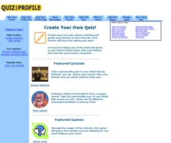 Quizyourprofile.com(Quiz Your Profile) Screenshot