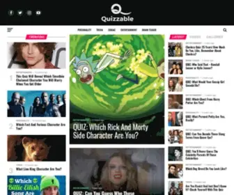 Quizzable.com(Quizzable news) Screenshot