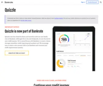 Quizzle.com(Quizzle is now Bankrate) Screenshot