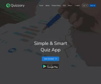 Quizzory.com(Online Quiz) Screenshot