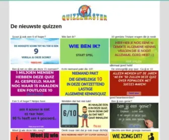 Quizzzmaster.nl(Quizzz Home) Screenshot