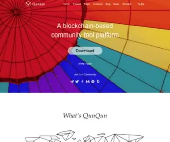 QunQun.io(A blockchain) Screenshot