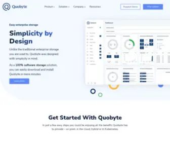 Quobyte.com(World's Easiest High) Screenshot