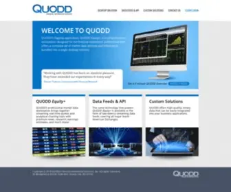 Quodd.com(QUODD Equity) Screenshot