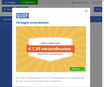 Quofi.nl(Alles voor de klus) Screenshot