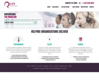 Quogroup.com(People & Behavioural Change) Screenshot