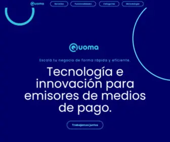 Quoma.com.ar(Tecnología e innovación) Screenshot