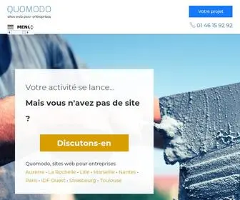 Quomodo.com(Quomodo, agence de cr) Screenshot