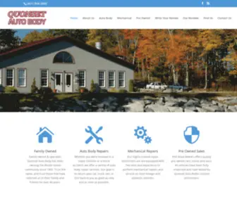 Quonsetautobody.com(Auto Body Repair Shop North Kingstown RI) Screenshot
