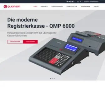 Quorion.de(Entdecke die innovativen Kassensysteme von QUORiON) Screenshot