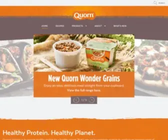 Quorn.co.uk(Recipes, Products and News from Quorn) Screenshot