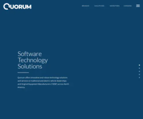 Quoruminfotech.com(Quorum Information Technologies) Screenshot
