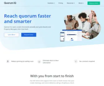 Quorumiq.com(Quorumiq) Screenshot