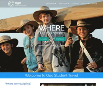 Quostudenttravel.com(Quostudenttravel) Screenshot