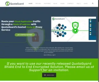 Quotaguard.com(Static IP’s For Cloud Applications) Screenshot