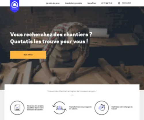 Quotatispro.fr(Accueil) Screenshot