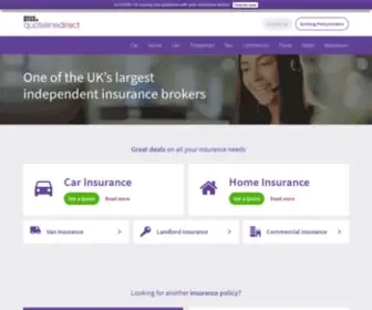 Quotelinedirect.co.uk(Quoteline Direct) Screenshot
