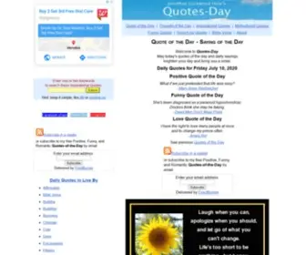 Quotes-Day.com(Quote of the day) Screenshot