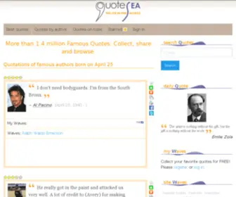 Quotesea.com(Forsale Lander) Screenshot