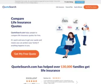 Quotesearch.com(Compare Life Insurance) Screenshot