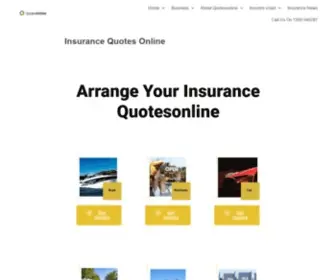 Quotesonline.com.au(Insurance Quotes Online) Screenshot