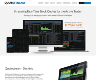 Quotestream.com(Level 2 stock quotes) Screenshot