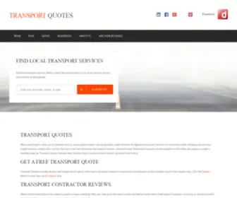 Quotetransport.com.au(Transport Quotes) Screenshot