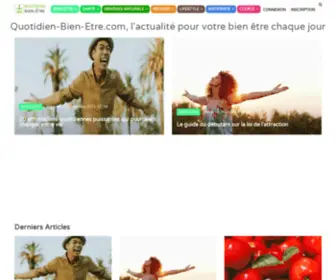 Quotidien-Bien-Etre.com(Retrouvez tous les articles sur le bien) Screenshot