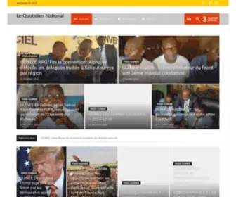 Quotidien-National.com(Quotidien National Guinée) Screenshot