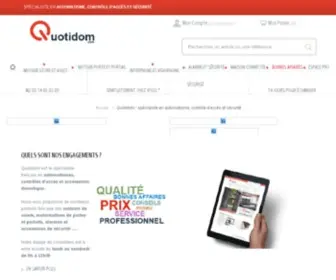 Quotidom.com(Votre solution domotique au quotidien) Screenshot