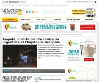 Quotimed.com(Le Quotidien du Medecin) Screenshot