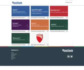 Quotium.com(Security) Screenshot