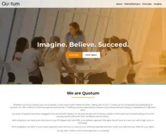 Quotumtech.com(Quotum Home) Screenshot
