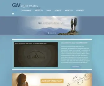 Quovadisministry.org(Home) Screenshot