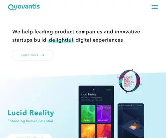 Quovantis.com(Software development company) Screenshot