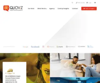 Quoviz.com(Digital Marketing Agency in Trinidad) Screenshot