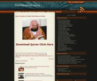 Quranaudio.info(Free Download Quran) Screenshot