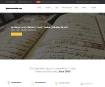 Quranclassonline.com(QURANCLASSONLINE) Screenshot