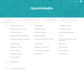 Quranicaudio.com(Quranicaudio) Screenshot