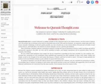 Quranicthought.com(The Most Complete Islamic Reference Website) Screenshot