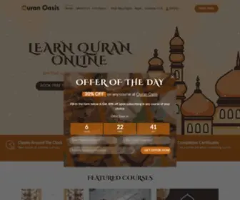 Quranoasis.com(Quran Oasis) Screenshot