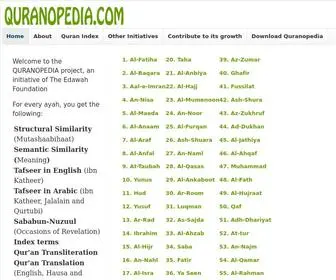 Quranopedia.com(Dawahnigeria Qur'an Project) Screenshot