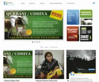 Qurbani.com(Qurbani Foundation) Screenshot