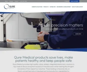 Qure-MED.com(Medical Device Solutions) Screenshot