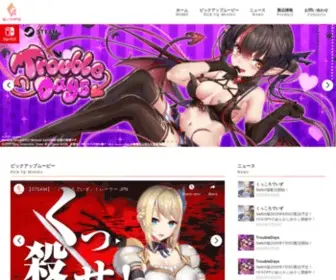 Qureate.net(萌えを世界に発信するゲームブランド『qureate』) Screenshot