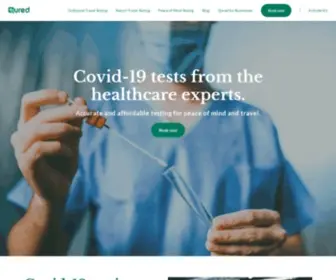 Qured.com(Covid) Screenshot