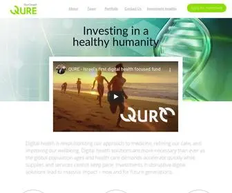 Qureventures.com(Qure Ventures) Screenshot